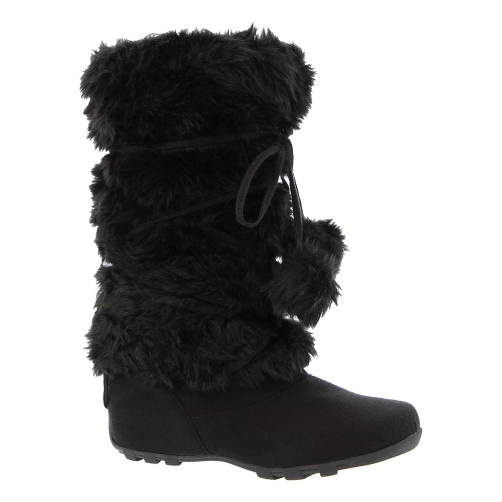 Women's Fur Pom Pom Boots